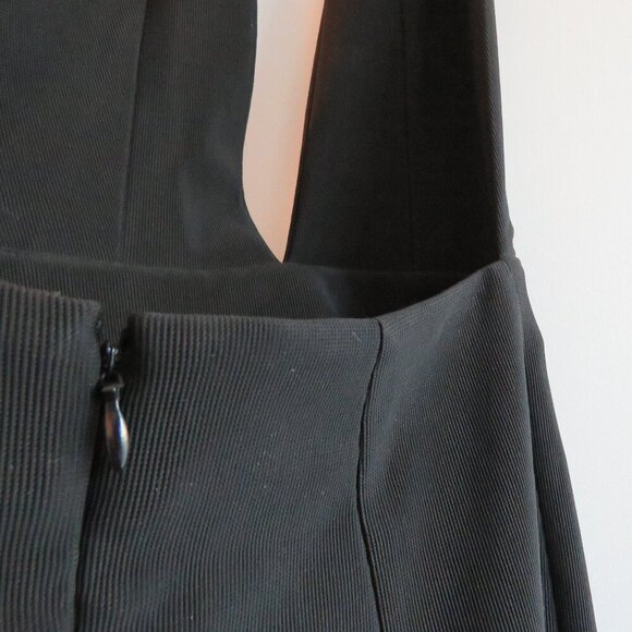 SOLACE LONDON Elora Mini Dress in Black Evening Minimalist Cocktail - Size US 4 - Picture 10 of 13